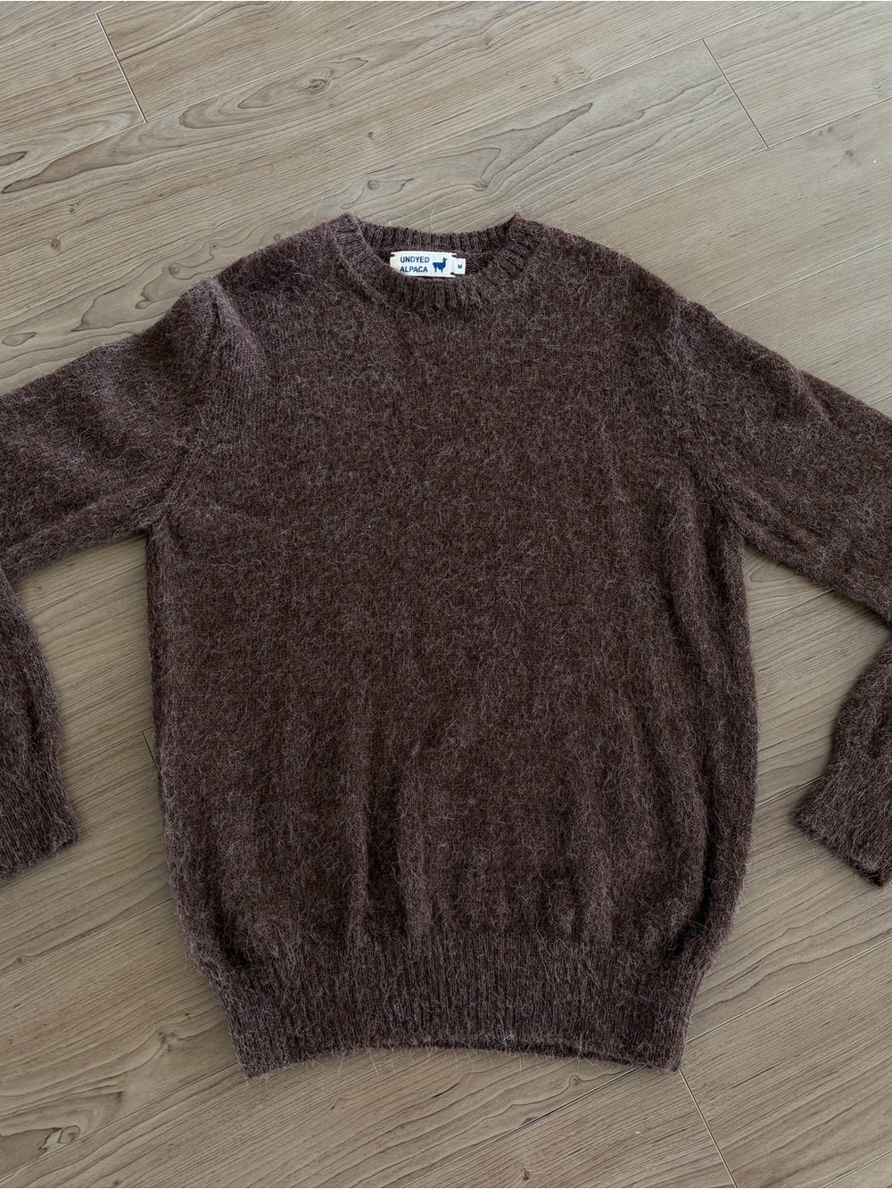 industry of all nations - 100% Alpaca Crewneck Sweater, size M